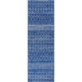 thumbnail image 2 of nuLOOM Moroccan Blythe Distressed Indoor Blue Area Rug, 2' 8" x 8', 2 of 9