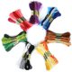 thumbnail image 2 of Bewildely Juego de hilos de bordado de algodón Multicolor, artesanía DIY, ovillos de costura suaves que no destiñen, muñequera para manualidades, 7,5 Artesanía No.01 Bewildely HA009216-01, 2 of 6