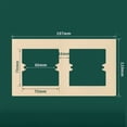 thumbnail image 1 of 86 Type Switch Socket Wall Panel Decorative Frame Cover Wall Switch Bottom Box White Grey PC Switch Surround Plate, 1 of 3