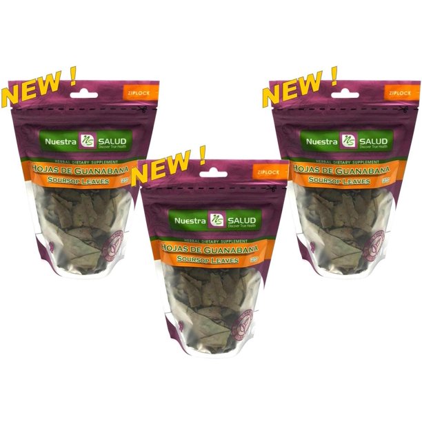 Soursop Leaves Hoja de Guanabana Herbal Infusion Value Pack (105g
