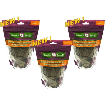 - Soursop Leaves Hoja de Guanabana Herbal Infusion Value Pack (105g)