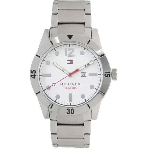 Tommy Hilfiger Stainless Steel white dial 42mm Men's  Watch 1791441