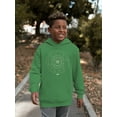 thumbnail image 2 of Zodiac Wheel Emoji - Astrology Horoscope Constellation Youth's Hoodie, 2 of 4