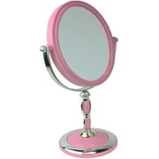 Two-Sided 7" Oval Tabletop Vanity Makeup Mirror by bogo Brands