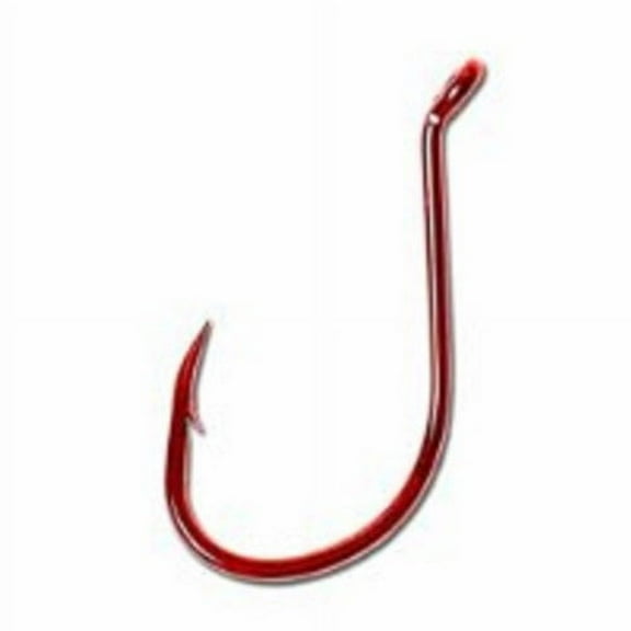 Lazer Sharp L2RUH-8 Short Shank Octopus Hook, Red, Size 8, 68 Pack