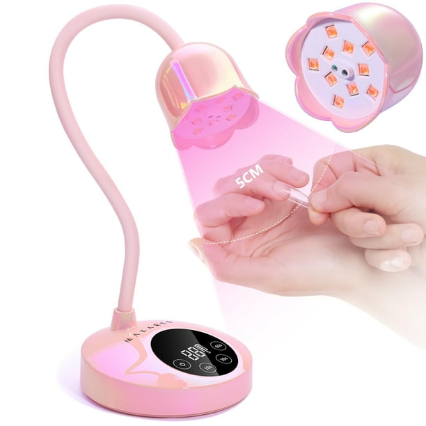 Lámpara LED UV para uñas Makartt Mini 30 W recargable con temporizador