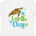 thumbnail image 4 of Inktastic Earth Day Sea Turtle and Hearts Boys or Girls Toddler T-Shirt, 4 of 5