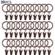thumbnail image 1 of 30 anillos de cortina con clips, ganchos fuertes para cortinas, ganchos en el soporte de la barra de tensión, ojales de metal de diámetro interior, cortinas decorativas, perchas para ventanas Ormromra 2034776-3, 1 of 9