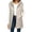 *Beige, variant on VBVC Women's Long Puffer Vest with Pockets , Quilted Hooded Sleeveless Jacket For Women, S-3XL