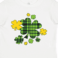 thumbnail image 4 of Inktastic St. Patrick's Day Plaid Green and Yellow Shamrocks Boys or Girls Toddler T-Shirt, 4 of 5