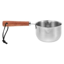 GOOHOCHY Stainless Steel Butter Warmer 17.70X8.50X5.20Cm Multi Color Mini Milk Warmer Pot For Home Cooking 1Set