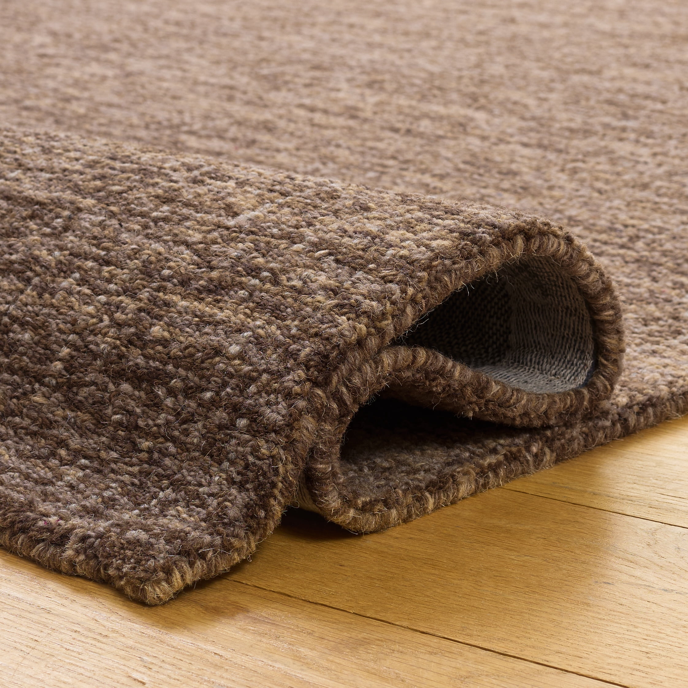 Safavieh Abstract Delia Distressed Wool Area Rug, Brown/Beige, 6' x 6' Square