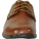 bravo! Garçon Classique Lacets Oxford KING-1KID Chaussures Habillées en Cuir Chaussette Carré Orteil Brown – image 2 sur 7
