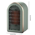 thumbnail image 5 of Calentadores eléctricos de escritorio, calentador de ventilador de 1200W, máquina calentadora doméstica de ahorro de energía, 5 of 5