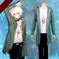 thumbnail image 2 of Danganronpa Cosplay disfraz Nagito Komaeda abrigo Trigger Happy Havoc Komaeda Nagito camisa chaqueta pantalones uniforme para hombres pelucas de pelotraje de Nagito KomaedaL Deng Xun unisex, 2 of 2
