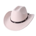thumbnail image 3 of Western Style Cowboy Hat With Star Unisex Riding Accessory For Casual Home Everyday Wear And AllSeason Use, 3 of 3