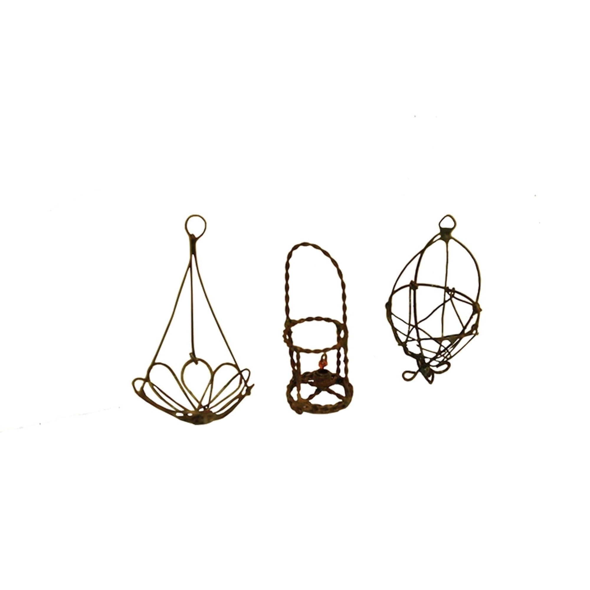 G & F Products Minigardenn 10026 Fairy Garden Miniature Wire Accessory Set Material Metal