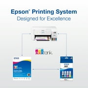 EPSON 522 EcoTank Ink Ultra-high Capacity Bottle Cyan (T522220-S) Works with EcoTank ET-2720, ET-2800, ET-2803, ET-2840, ET-4700, ET-4800, ET-4810