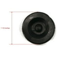 thumbnail image 3 of The ROP Shop 4-Pack Black Rubber Grease Plug Hub Dust Cap Dexter EZ Lube Trailer Camper Axle, 3 of 7