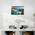 thumbnail image 5 of Banff Canvas Art Prints Moraine Lake Wall Art Colorado Mountain Artwork Pictures Modern National Park Scenery Poster Stretched and Framed for Living Room Decor 12x16inch, 5 of 6
