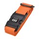 thumbnail image 1 of Correa de equipaje Uxcell con hebilla, candado de combinación, 2Mx5cm ajustable, viaje naranja, 1 of 6