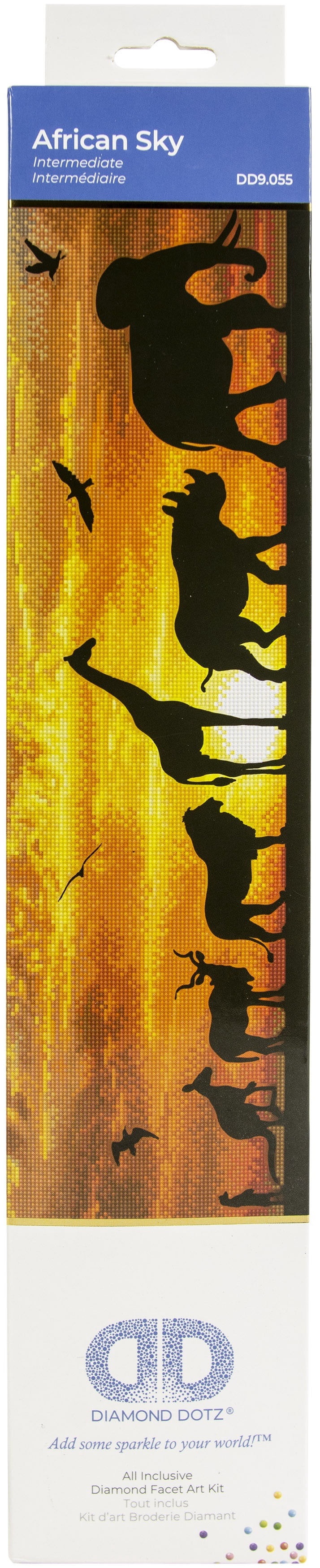 Diamond Dotz Diamond Art Kit 28"X8"-African Sky - Walmart.com - Walmart.com