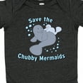 thumbnail image 4 of Inktastic Save the Chubby Mermaids with Cute Manatees Boys or Girls Baby Bodysuit, 4 of 5