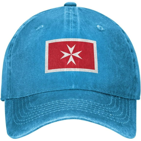 Civil Ensign of Malta Baseball Cap for Men Women Hat Adjustable Vintage Cotton Dad Caps