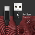 thumbnail image 2 of USB Type C Fast Charging 66ft High Speed Data Sync Cord with 3A Power for Charging, 2 of 4