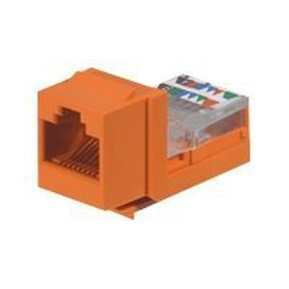 Panduit NK5E88MORY NetKey Cat5e Keystone Jack Module, Orange