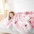 thumbnail image 6 of Manfei Kawaii Pink Snowman Bedding Comforter Set for Teen, Happy Holiday Twin Comforter Sets, Cartoon Rustic Cabin Reversible Bedding Set, Microfiber Bedroom Decor, 2pcs, 6 of 9