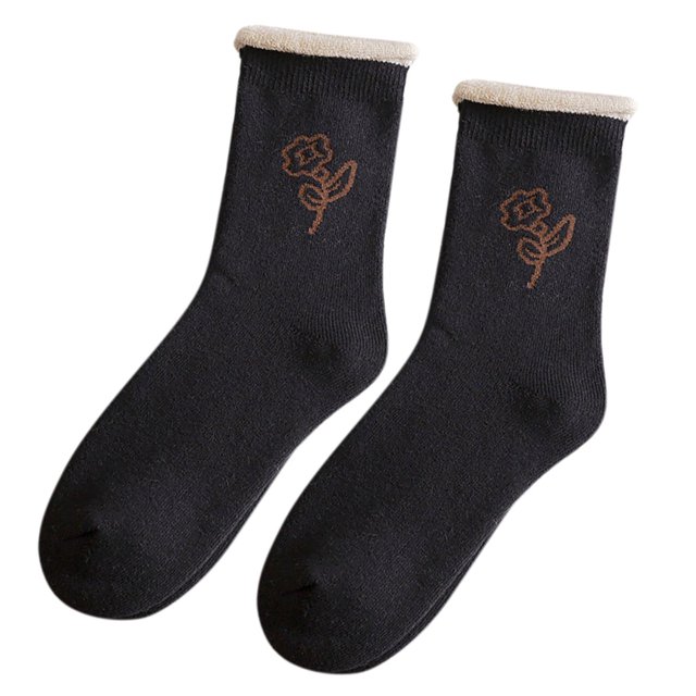 Under $5 Socks Black Womens To Keep Warm Sock Colorful Lightweight Cotton Athletic Socks
