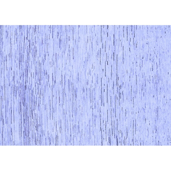 Ahgly Company Indoor Rectangle Abstract Blue Modern Area Rugs, 2' x 3'