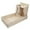 C, variant on Wooden Hamster Maze Villa - with Slide & Seesaw, Chew-Proof, Hideout, Cage Accessories, for Hamsters/Gerbils