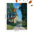 thumbnail image 3 of Qisvanset 12x16 Inch Abstract Blue Yellow Leaf Goddess Canvas Print Wall Art, 3 of 5
