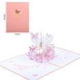 thumbnail image 3 of Room Decor Valentine'S Day 3D Greeting Card Butterfly Flower Basket Blessing 3D Paper Carving Creative Gift Postcard Paper Carving Greeting Card Set Blank Card,Note Card,Folded Card,Decorative Card,S, 3 of 7