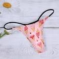 thumbnail image 4 of PEASKJP sous-Vêtements Étanches pour Femmes Respirants Taille Basse Invisibles String, Rose S, 4 of 4