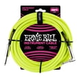 thumbnail image 1 of Cable para Instrumentos Ernie Ball Amarillo Neón Trenzado 5,4 m Recto/acodado, 1 of 2