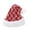 Red, variant on Bucket Hats Knitted Thick Hat For Adults Warm Santa Hat For Holiday Festivities Red