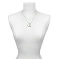 thumbnail image 3 of Delight Jewelry Silvertone Sixteenth Note Live Ring Charm Necklace, 18", 3 of 4