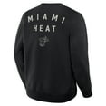thumbnail image 5 of Men's Fanatics Black Miami Heat Crossover Collection Defensive Rotation Drill Premium Pullover Sweatshirt, 5 of 5