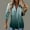 Green, variant on SHOPESSA Womens Tops Plus Size Long Sleeve Workout Shirts Casual Printed Turn-down Collar Cardigan Button Down Blouse Tops
