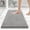 Gray, variant on Mimifly Chenille Bath Rug 24x16, Extra Soft Shaggy Non-Slip Mat, Ultra Absorbent & Quick Dry, Machine Washable Floor Carpet for Bathroom, Tub, & Shower - Gray