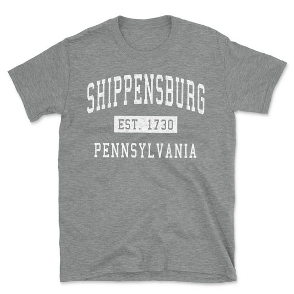 Shippensburg Pennsylvania Classic Established Men's Cotton T-Shirt