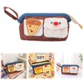 thumbnail image 2 of Cute Burger Large Capacity Pen Case Pencil Case, Pencil Pouch, Pencil Case Aesthetic Aesthetic Supply for Girls Adults Cute School Supplies for Craft Hobby Art Supplies Journaling Stationery Sticker, 2 of 6