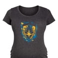 thumbnail image 3 of Marvel Guardians of the Galaxy - Graffiti Logo - Maternity Scoop Neck Graphic T-Shirt, 3 of 5