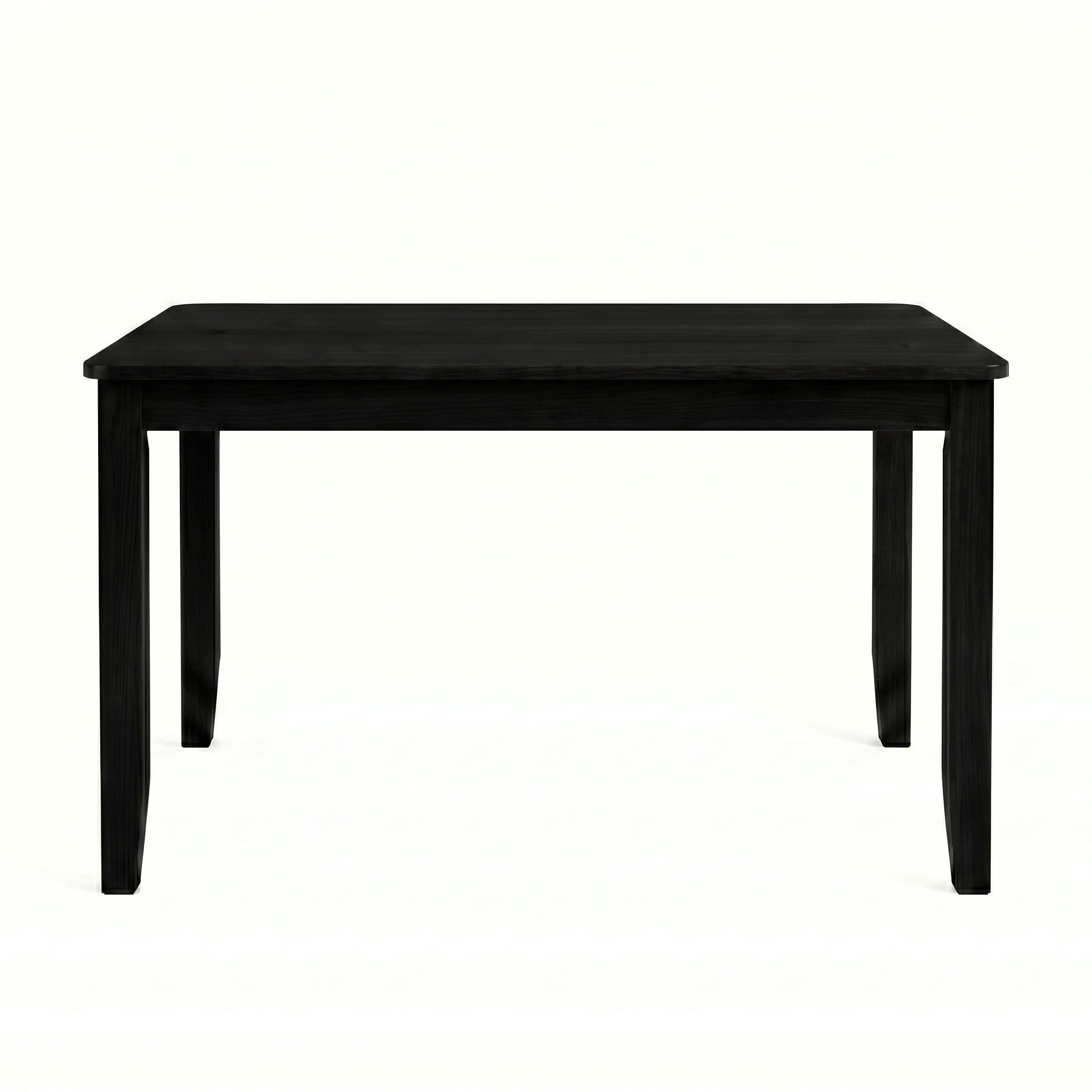 Home Design Nome Dining Table, Modern Rectangular Wood Dining Table, Black