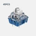 thumbnail image 1 of 45PCS Fast Silver Axis V2 Switches Linear Shaft Extra Long Use Time Keyboard Switch for DIY Gaming, 1 of 4