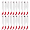 thumbnail image 1 of Leurres de Pêche Artificiels, 20 Pcs Appât Souple Ver Appât Souple Ver Queue en Gel de Silice Multifonctionnel, 1 of 14