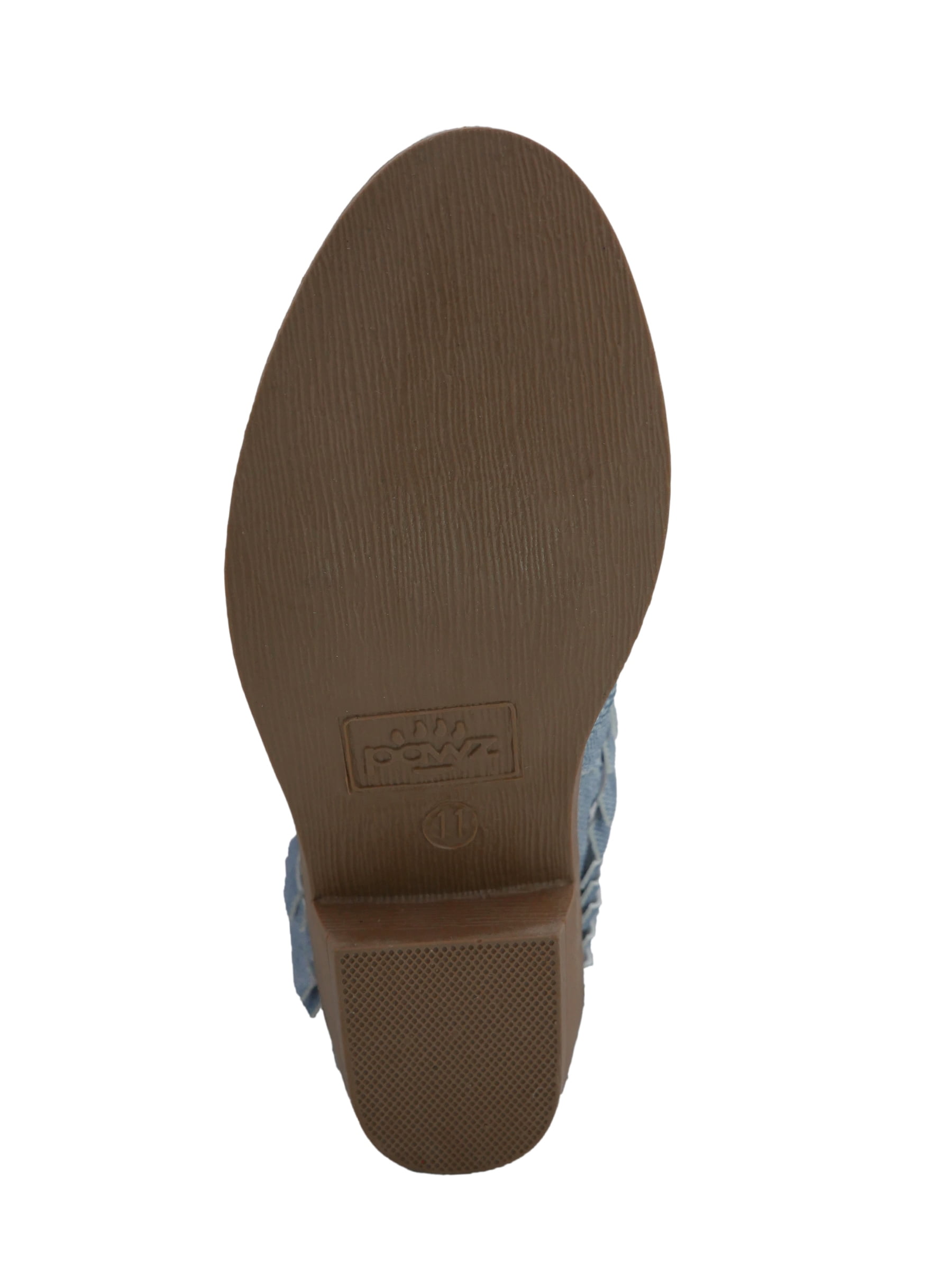 Pawz Little and Big Girls Denim Western Cowgirl Boots